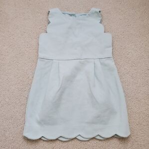 Janie and Jack Girls Mint Scalloped Ponte Dress with Bow sz18-24m